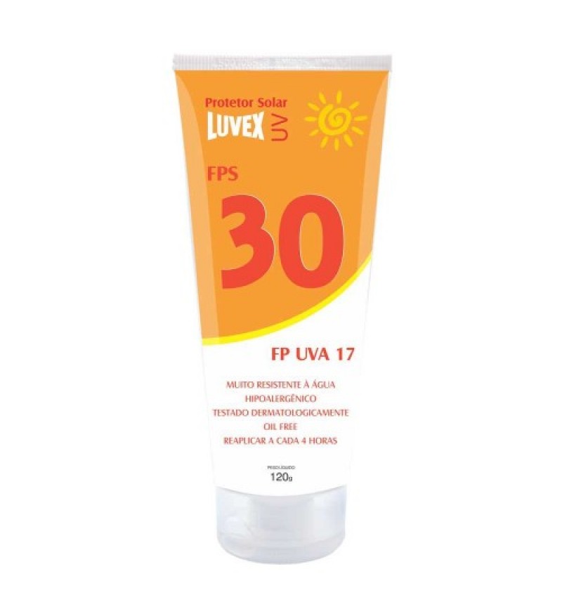Protetor Solar Luvex UV FPS 30